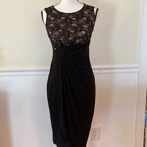 Enfocus Studio Black lace dress